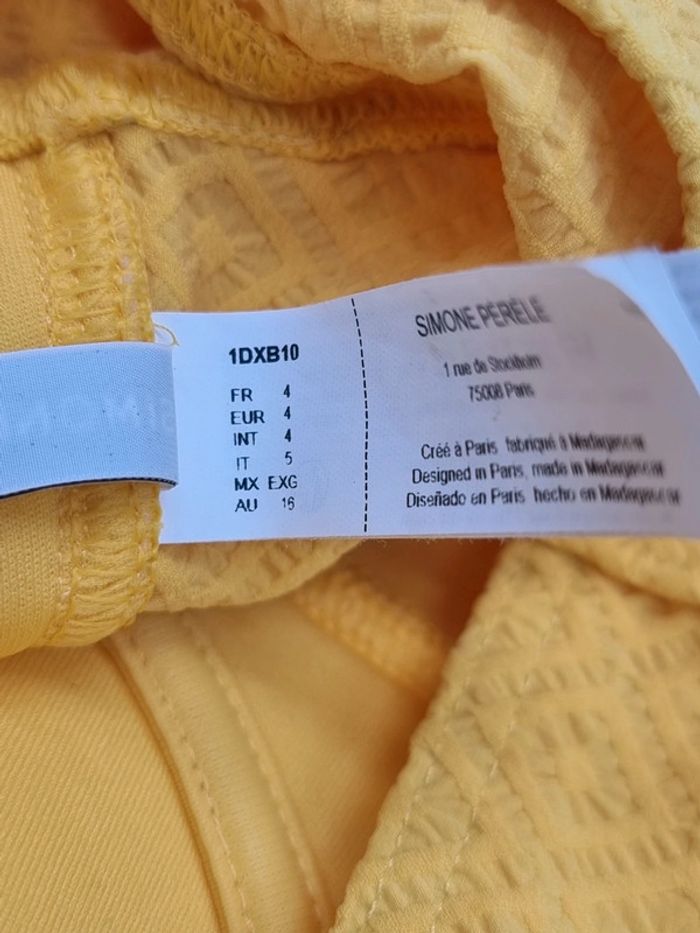 Simone Pérèle Maillot de bain 1 pièce sans armature - Jaune Mimosa - photo numéro 12