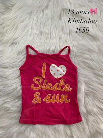 Débardeur 🎀 18 mois