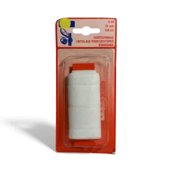 Entoilage Ceinture 25 mm x 150 cm Neuf