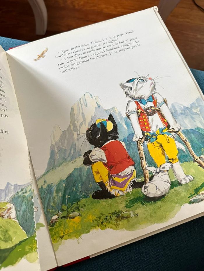 Livre album bd Pierre Probst collector relié rouge Caroline dans les Alpages montagne - photo numéro 9