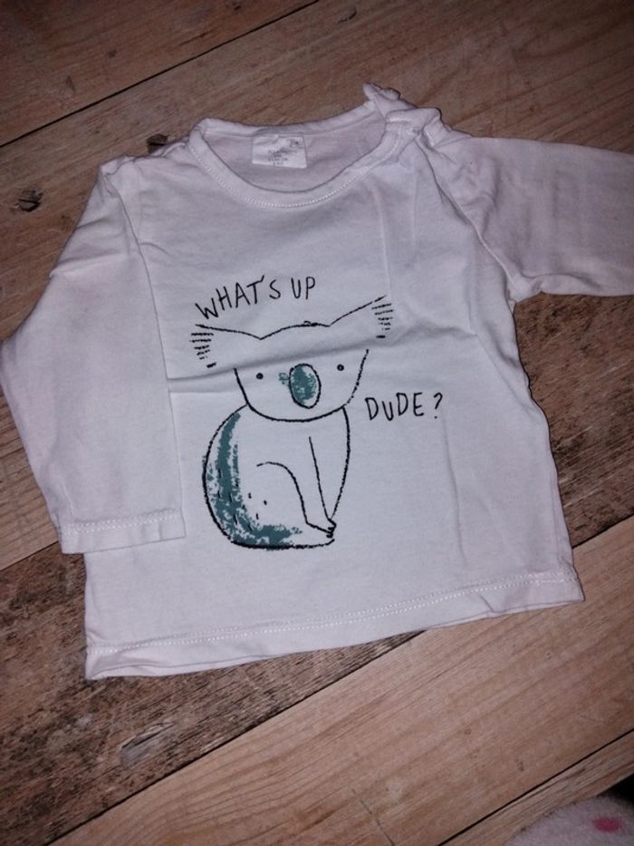 Tee shirt manches longues 6 mois