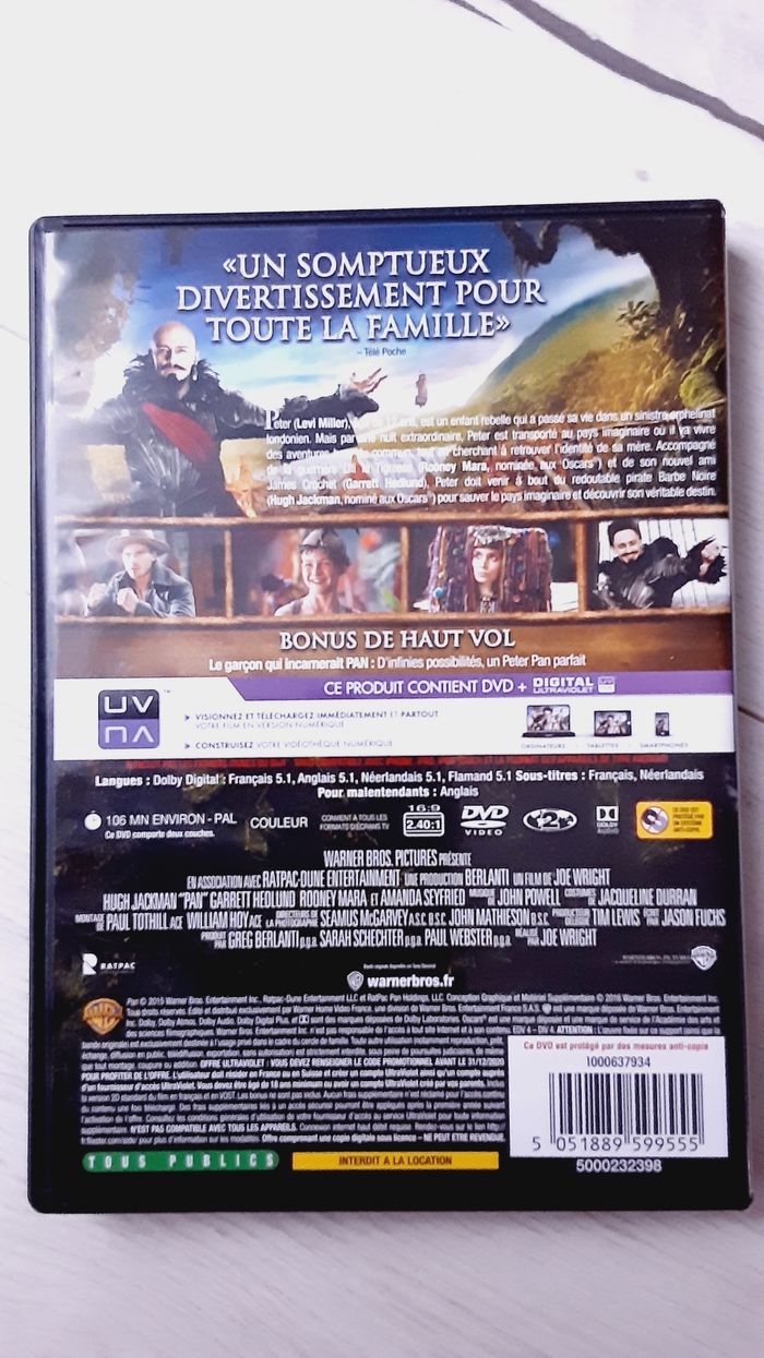 Film DVD Pan - photo numéro 2