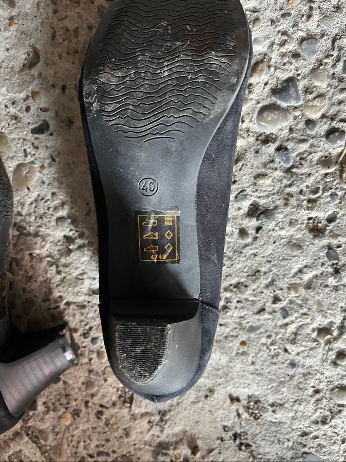 Ballerines à talons taille 40 gemo - photo numéro 4