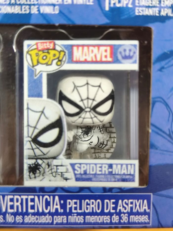 Bitty Pop! Marvel Spider-Man - Pack 4 Figurines (Miles Morales, Ghost-Spider, Spider-Man 2099, Spider-Man) CHASE Edition ! - photo numéro 5