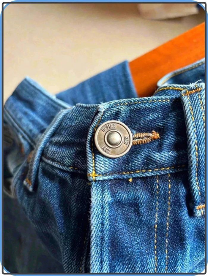 Jeans marque gstar raw taille 38 voir mesures car plus l'étiquette de taille - photo numéro 4