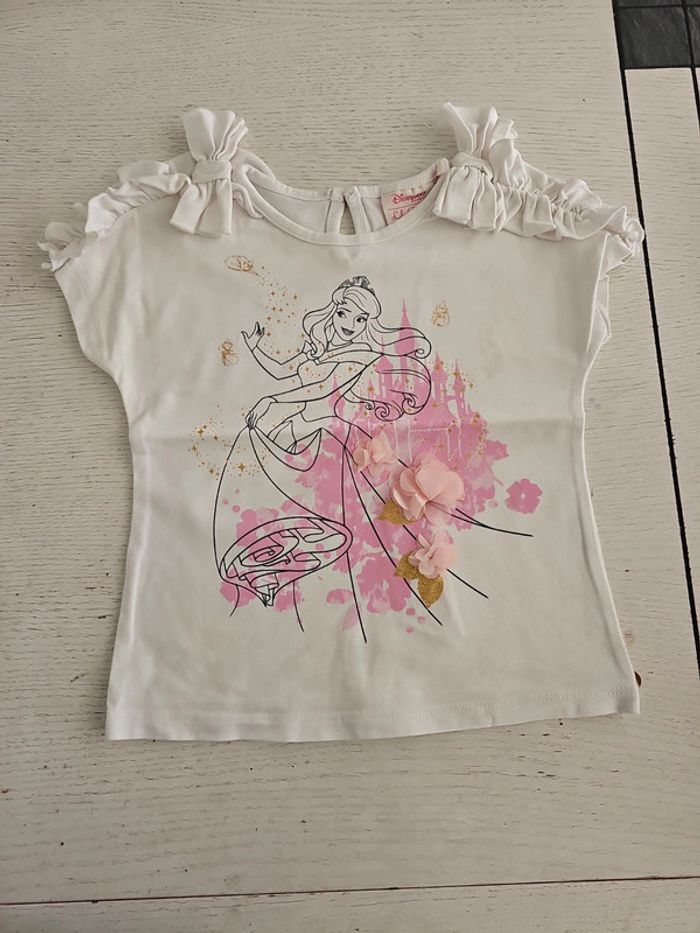 Tee shirt lilly gaufrette 4 ans