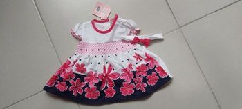 Robe et bandeau 3/6 mois