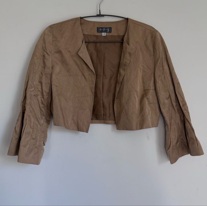 💛 Boléro satiné doré Maison 1.2.3 - Taille 38