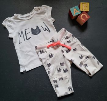 Ensemble chat - Taille 74.