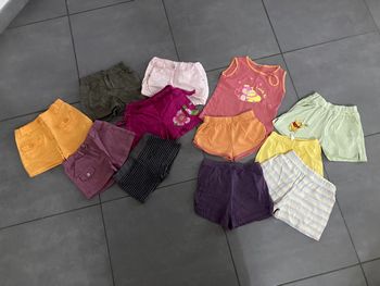 Lot ensemble short garde robe vêtement bébé fille enfant taille 3 ans