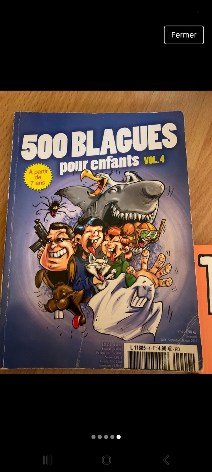 Lot livres blagues - photo numéro 5