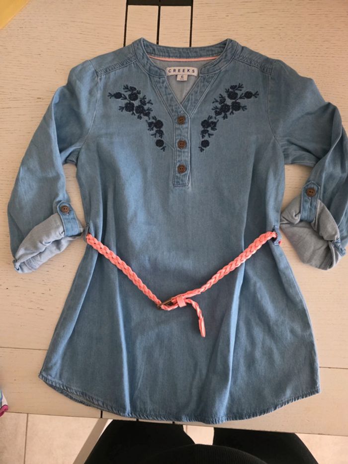 Tunique creeks 6 ans avec ceinture