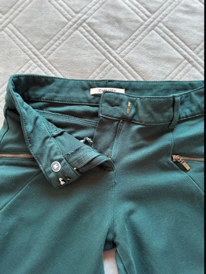 Legging vert - camaïeu - taille S - très bon état - photo numéro 4