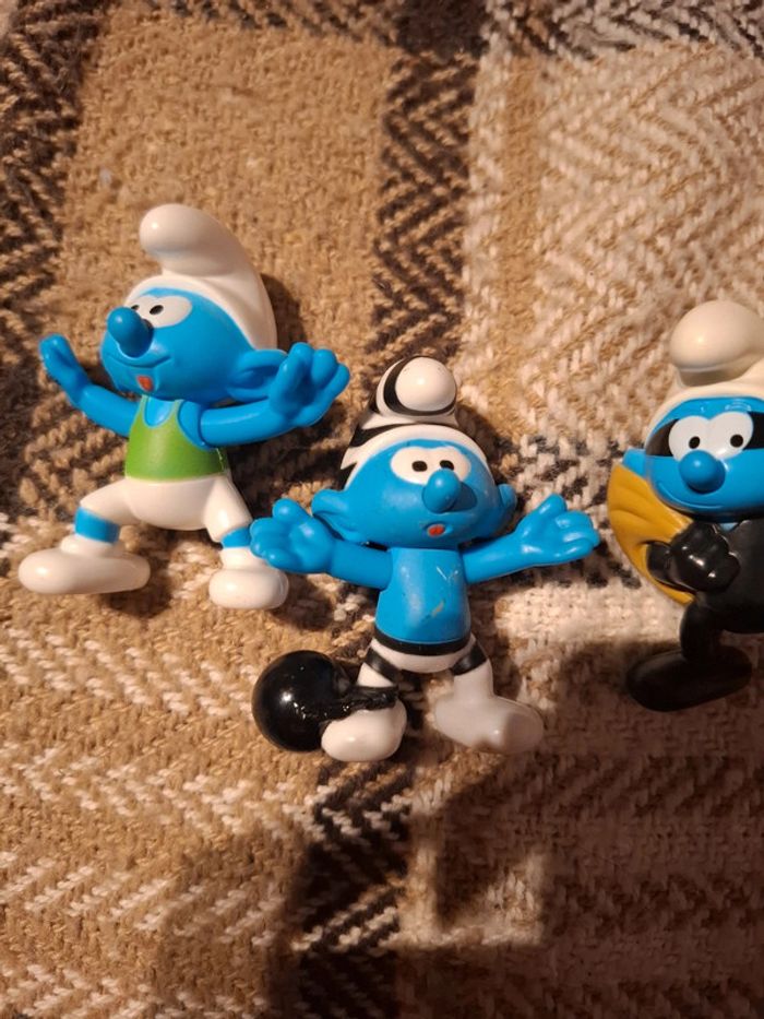 Lot de 3 figurines les schtroumpfs - photo numéro 3