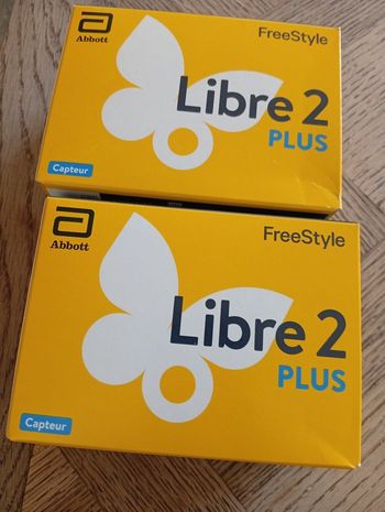 2 capteur glycémie freestyle libre 2 plus neuf