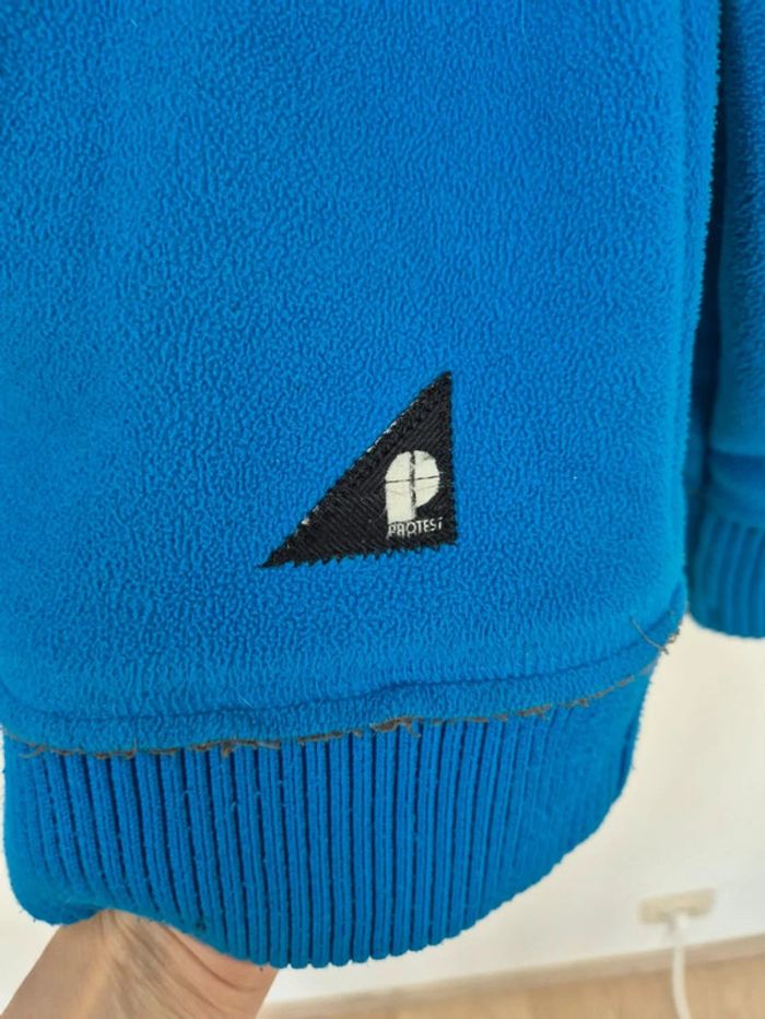 Gros sweat zippé Protest taille 16 ans bleu - photo numéro 6