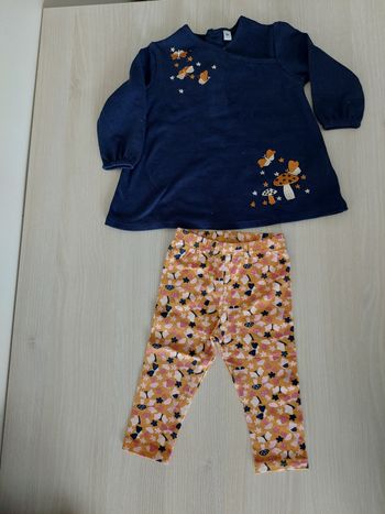 Ensemble leggin et haut fille 6mois