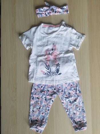 Ensemble fille 12 mois