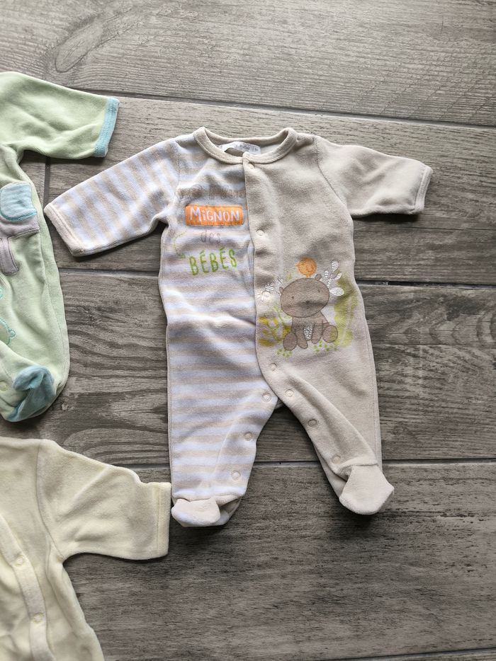 Lot grenouillères pyjamas - photo numéro 3