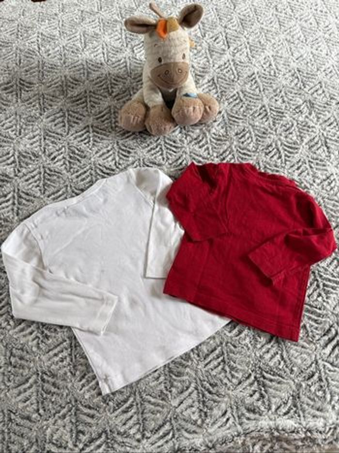 Lot de 6 t-shirts manches longues 9 mois - photo numéro 5