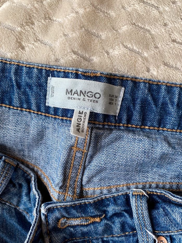 Jeans mango boyfriend taille 34 - photo numéro 2