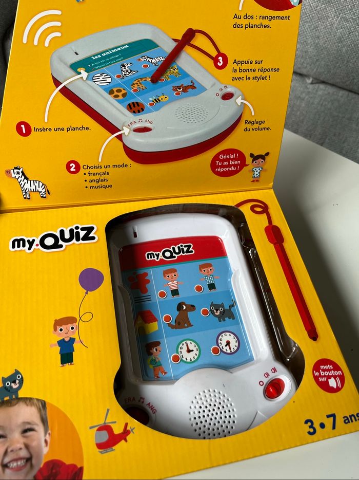 Jeu MyQuiz Nathan 3/7 ans console interactive - photo numéro 7