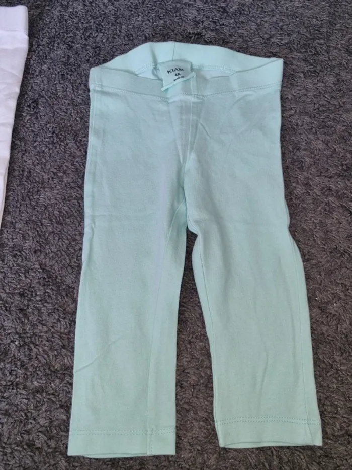 Lot de 5 leggings 3 courts et 2 longs 4 ans - photo numéro 4