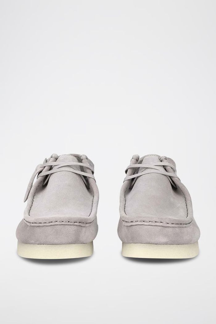 Clarks Derbys en nubuck Wallabee Evo - Gris clair - photo numéro 4