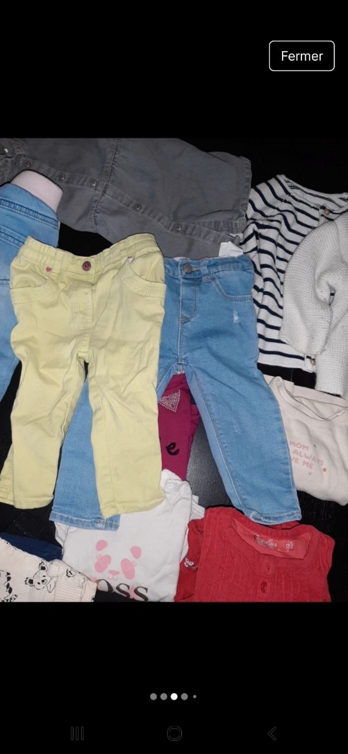 Lot vêtements fille 12mois - photo numéro 3