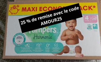 Pampers harmonie taille 4 neuf jamais ouvert 