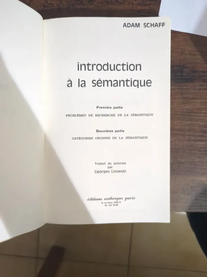 Introduction à la sémantique - photo numéro 6