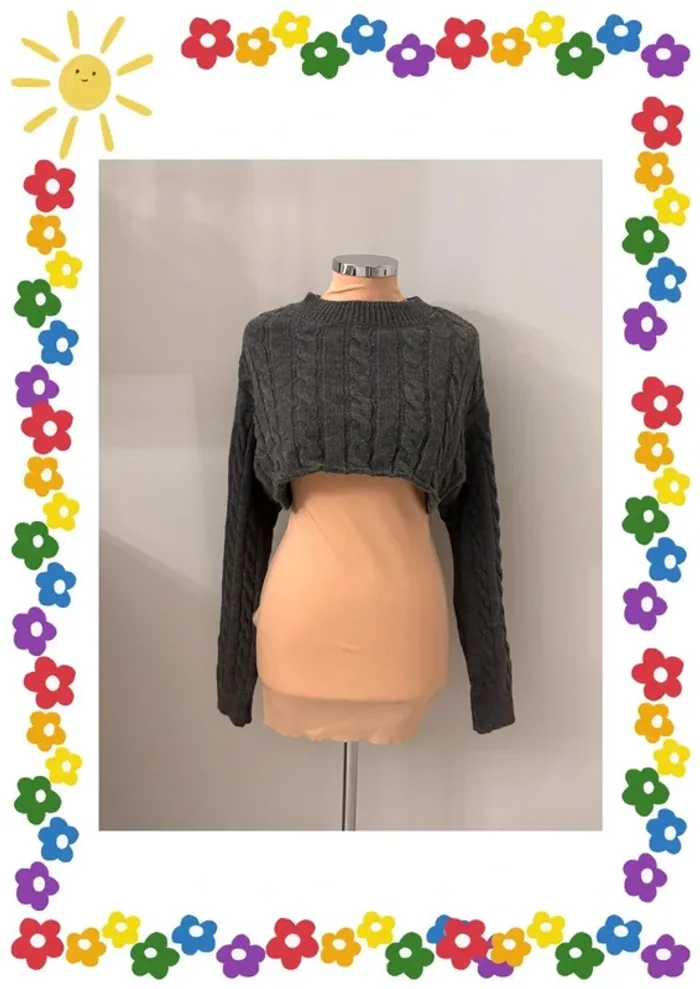 Maglione crop taglia S - photo numéro 2