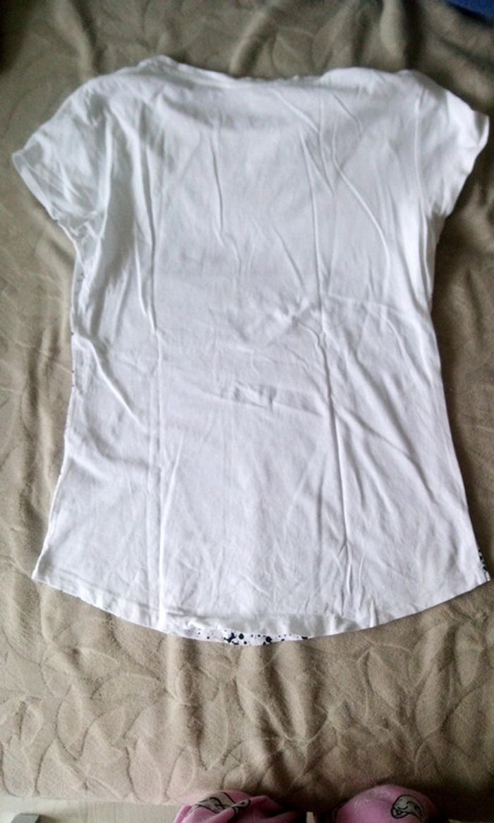 T shirt blanc et noir BRKLYN - photo numéro 4