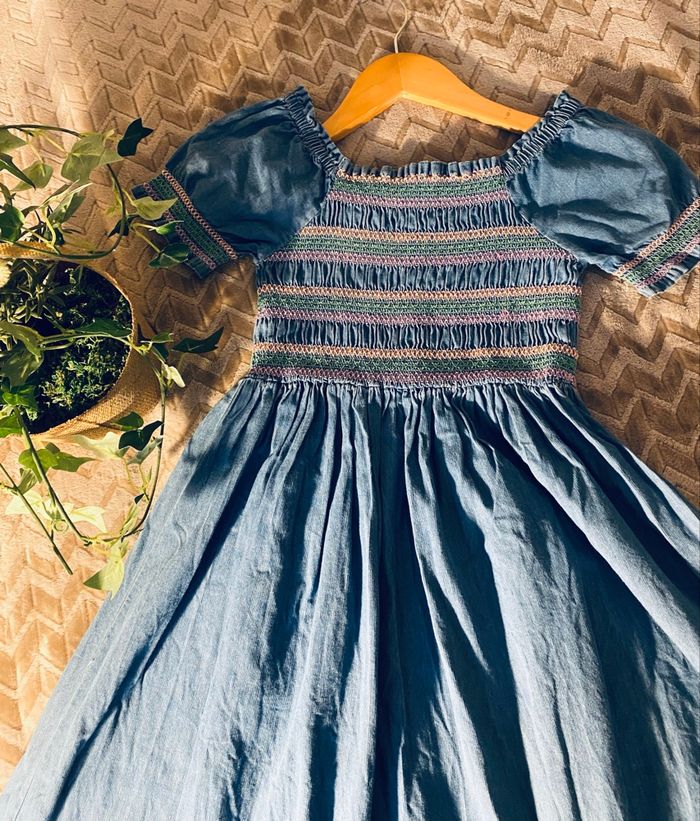 Robe jean Monoprix Kids taille 8 ans - photo numéro 3