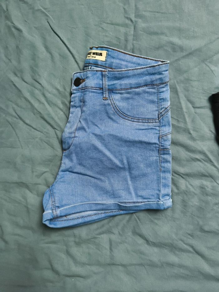 Short jeans femme