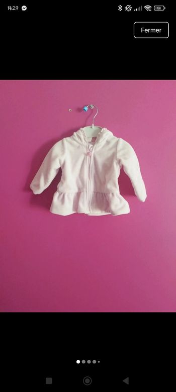 Veste polaire H&M 62 cm b2