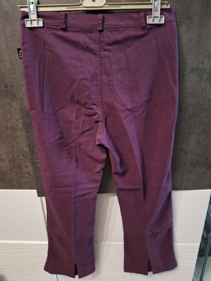 Pantalon léger prune - photo numéro 2