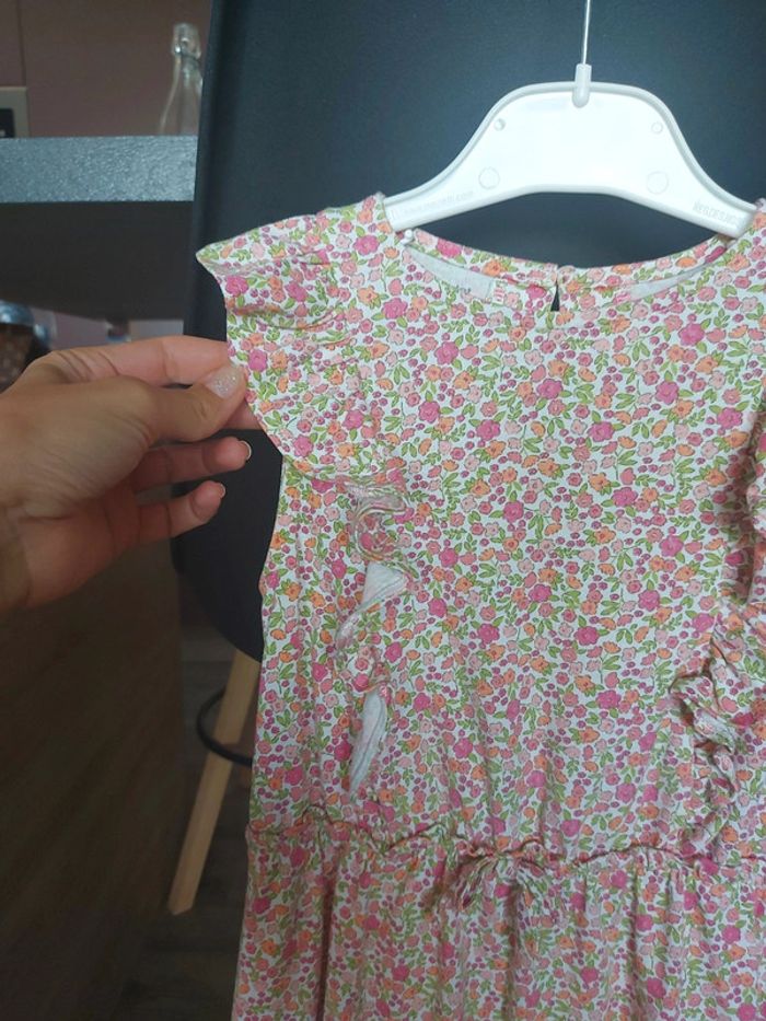 Robe fleurie rose Vertbaudet 6 ans - photo numéro 3