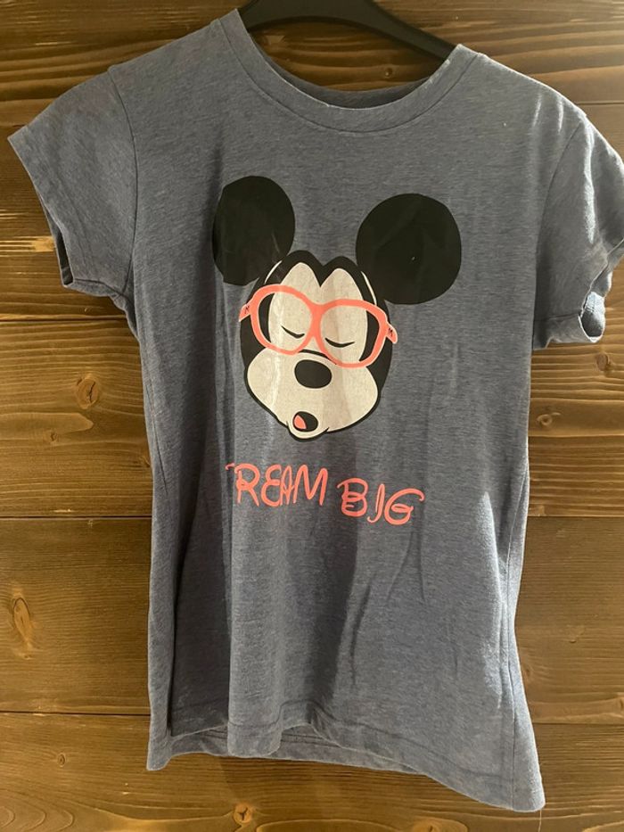 Tee shirt de pyjama Mickey bleu