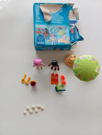 Playmobil 9085 enfants et châteaux de sable