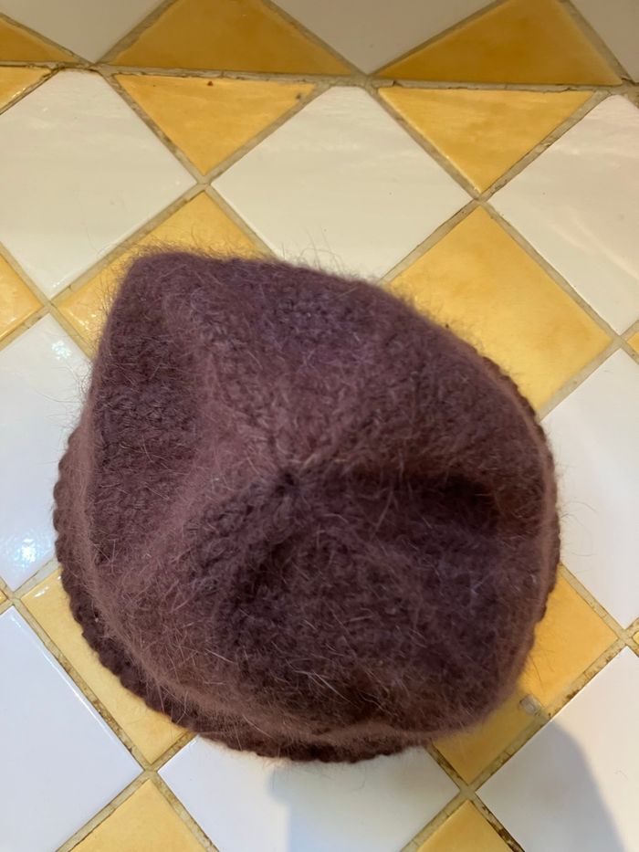 chapeau laine angora - photo numéro 4