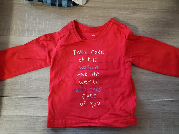 Lot de 3 tee shirts neufs, bébé garçon 6 mois