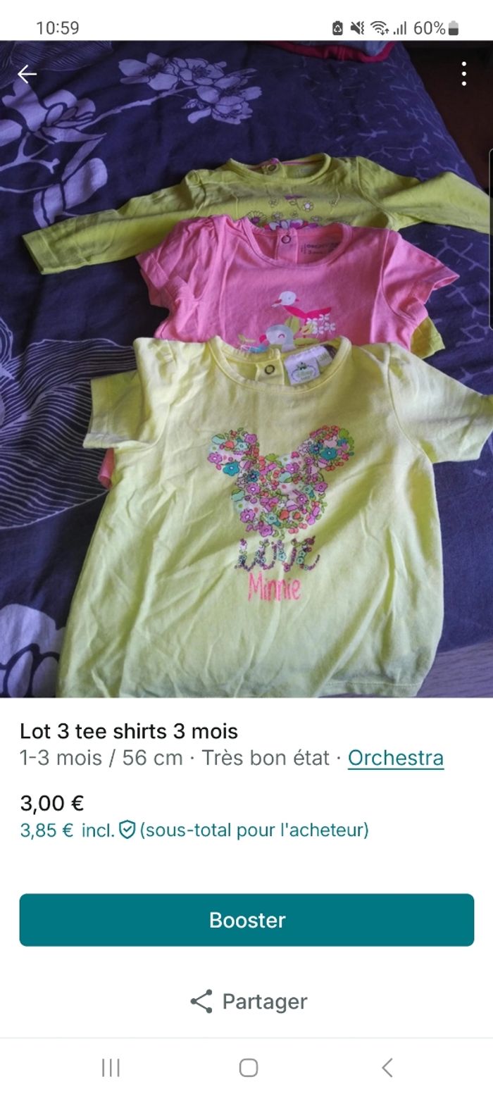Vêtements fille 1 et 3 mois - photo numéro 6