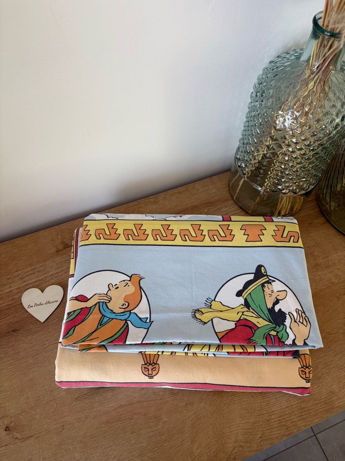 Housse de couette Tintin vintage 1996