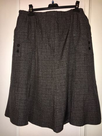 Jupe gris chiné