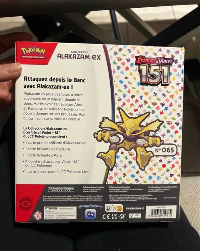 Coffret Pokémon 151  Alakazam scellé - photo numéro 3