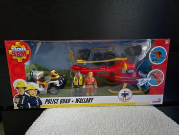 pack hélicoptère + quad sam le pompier