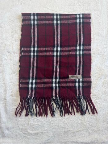 Écharpe Burberrys vintage – 100% Lambswool – Made in England