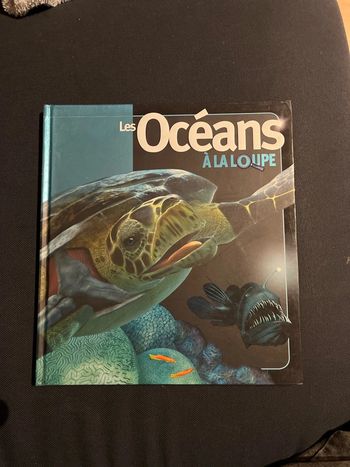 Livre pour enfants les océans à la loupe