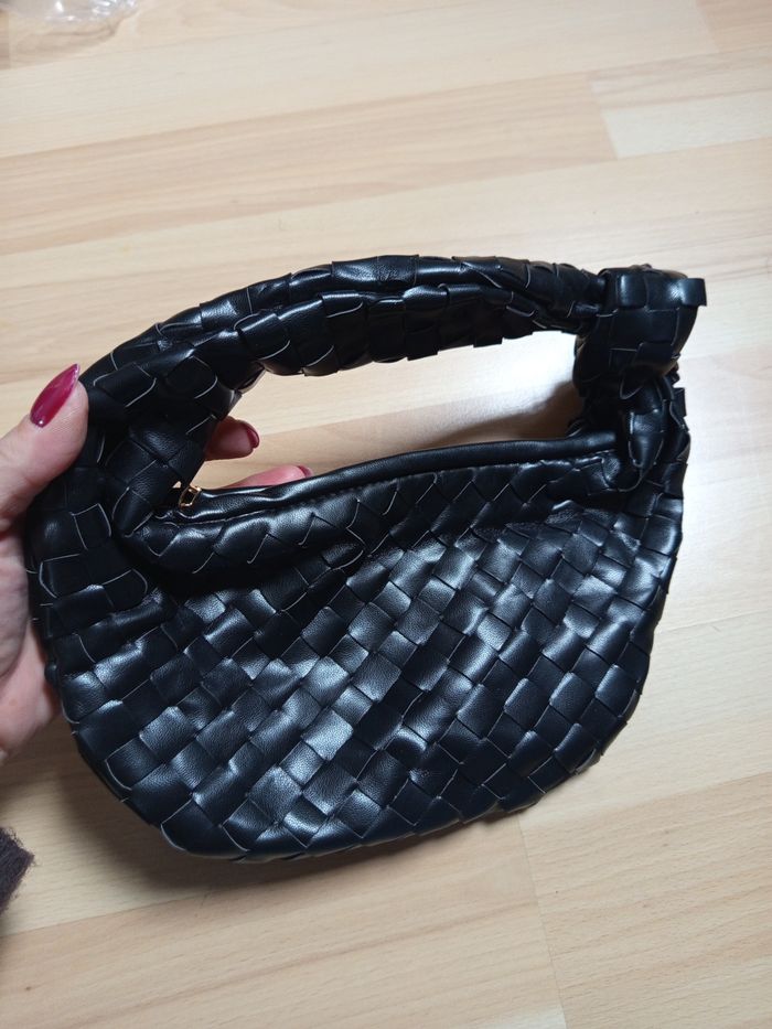 Petit sac a main tressé femme - photo numéro 2